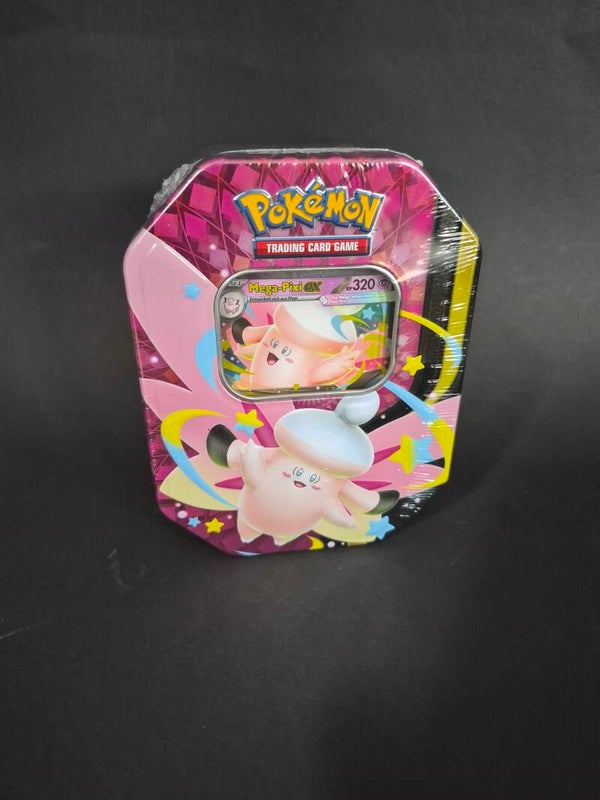 Pokémon Sammelkartenspiel Tin-Box „Mega-Mondschein“ – Mega-Pixi-ex