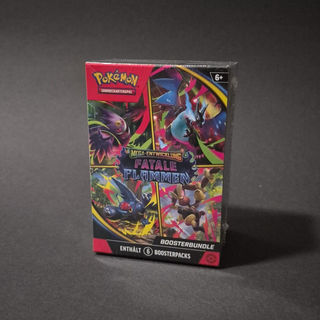 Pokémon Booster Bundle – Mega-Entwicklungen: Fatale Flammen