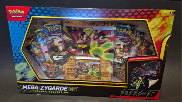 Pokémon Karten Premium-Kollektion Mega-Zygarde-ex mit 8 Bootster Packs