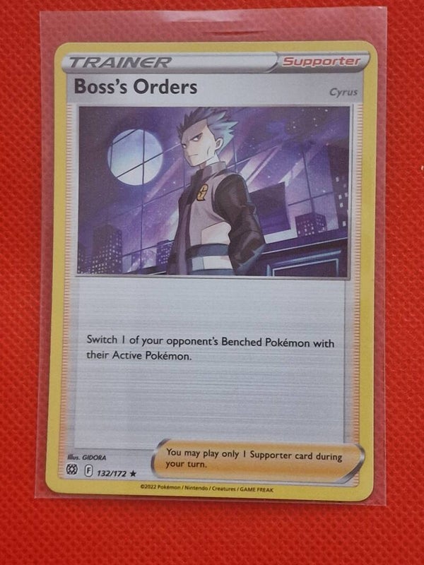 Boss's order