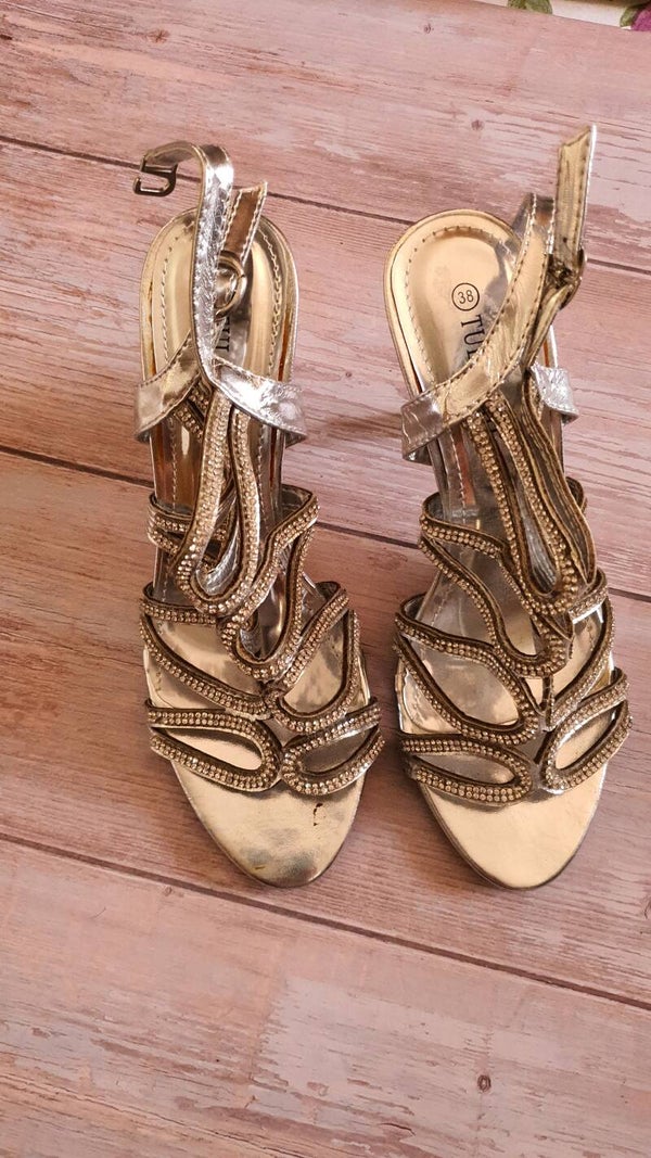 Sandalo argento tulipano