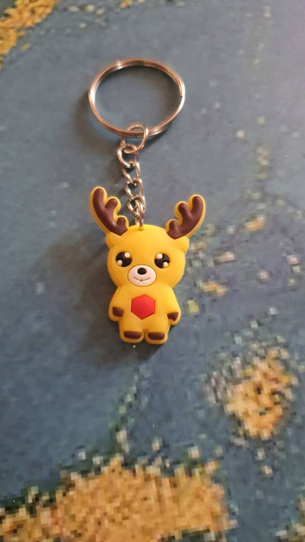 Portachiavi Di Natale Morbido stile renna