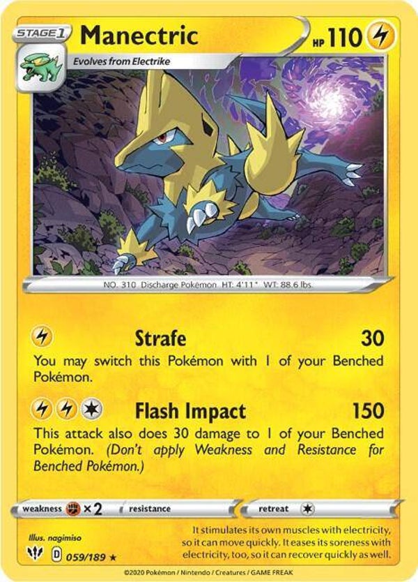 Manectric  Oscurità in fiamme
