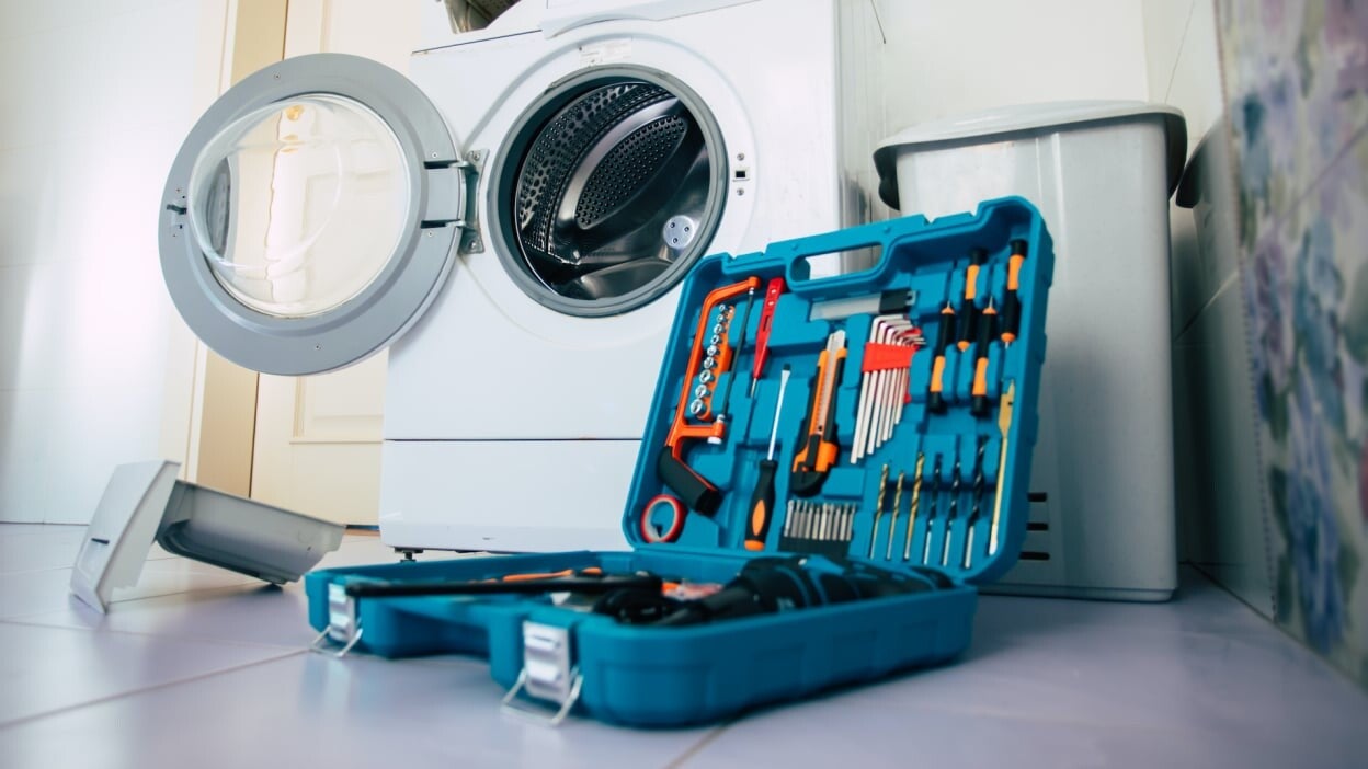 Front load washing machine repair tools