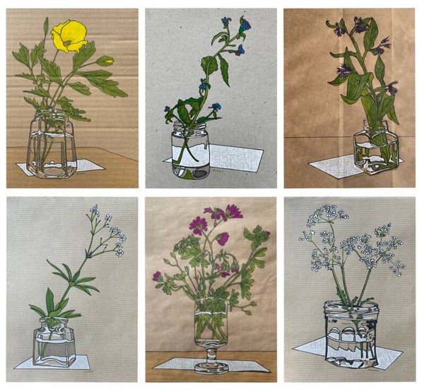 Setje ‘Onkruid in glaasje’