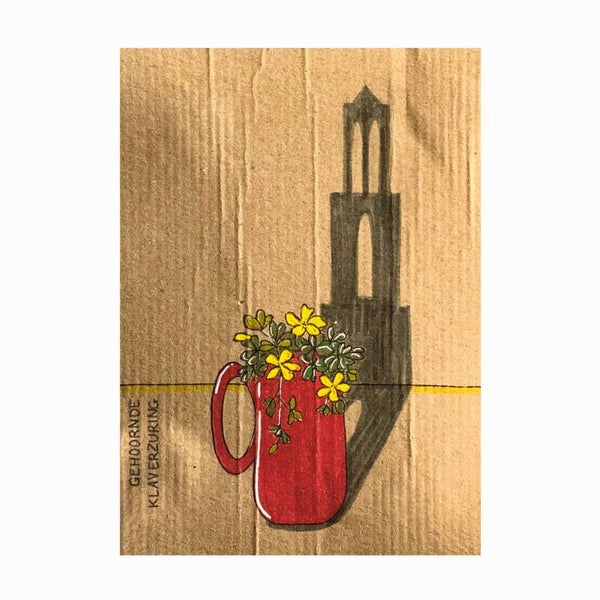 Kaart ‘Domtorenschaduw rood’