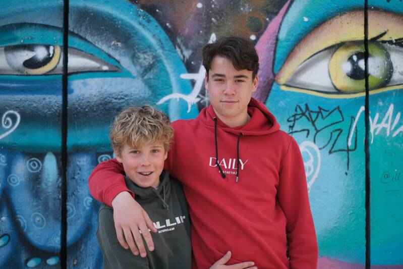 Graffiti op de Berlijnse muur