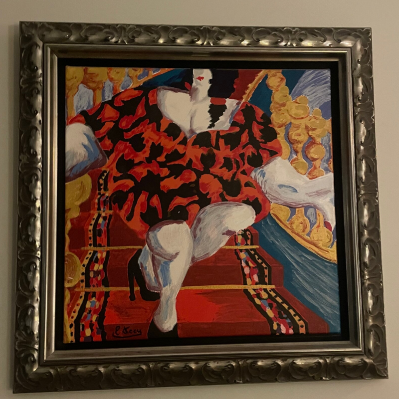 Zeefdruk in onze woonkamer