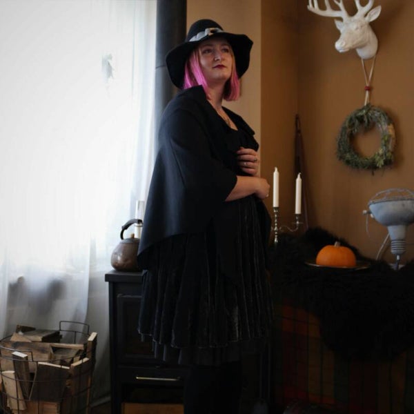 Omslagdoek Halloween - Vleermuis