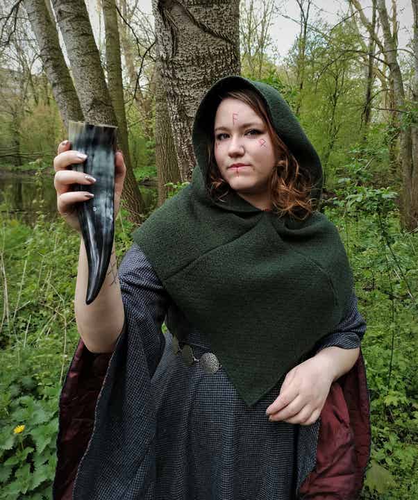 Viking hood