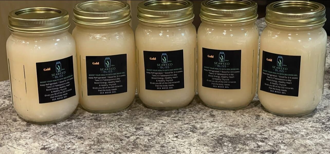 Gold / Gold Irish Moss Gel