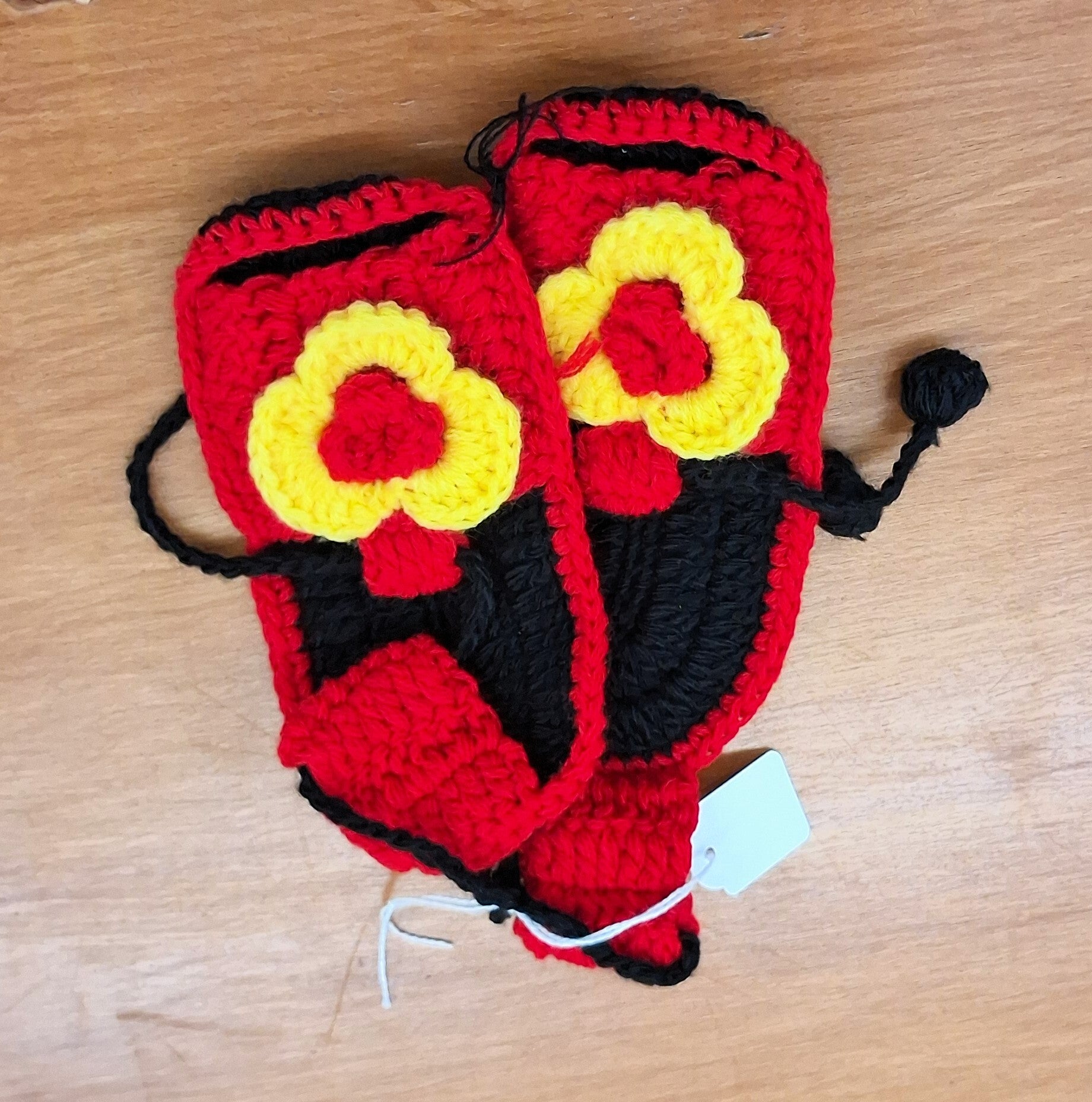 Crotchet baby sandals