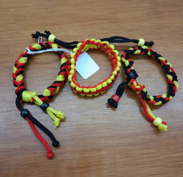 Weaved wrist bands