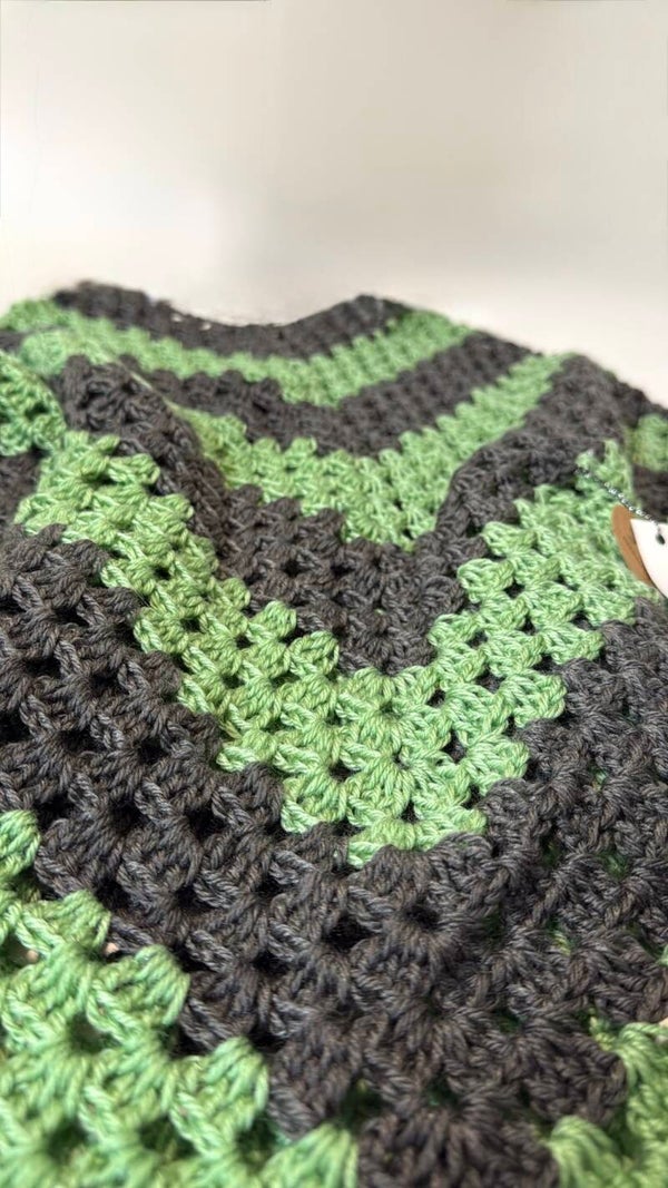 Grön poncho by cess