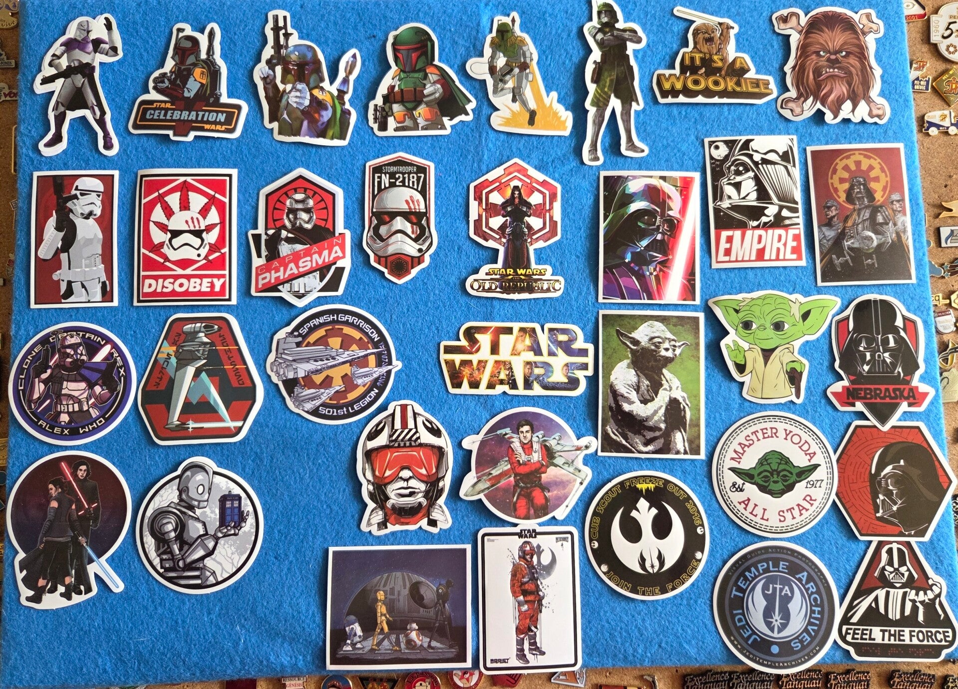 Autocollants STARWARS (2)