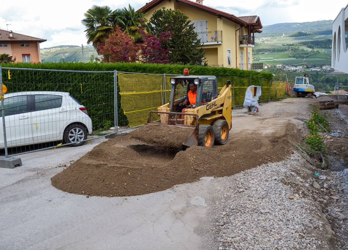 due scavatori che sono al lavoro