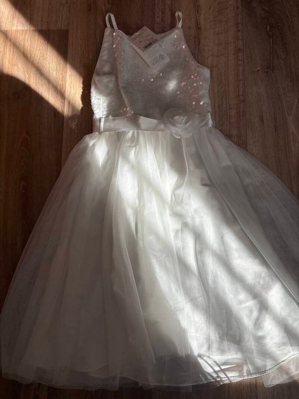 Mondsonde Kleid Festlich Weiss 116