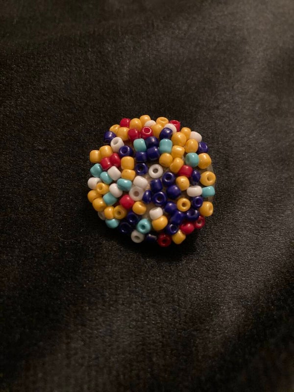 UNI ONE EARRING Multi Resin Upcycled Clip on Earring