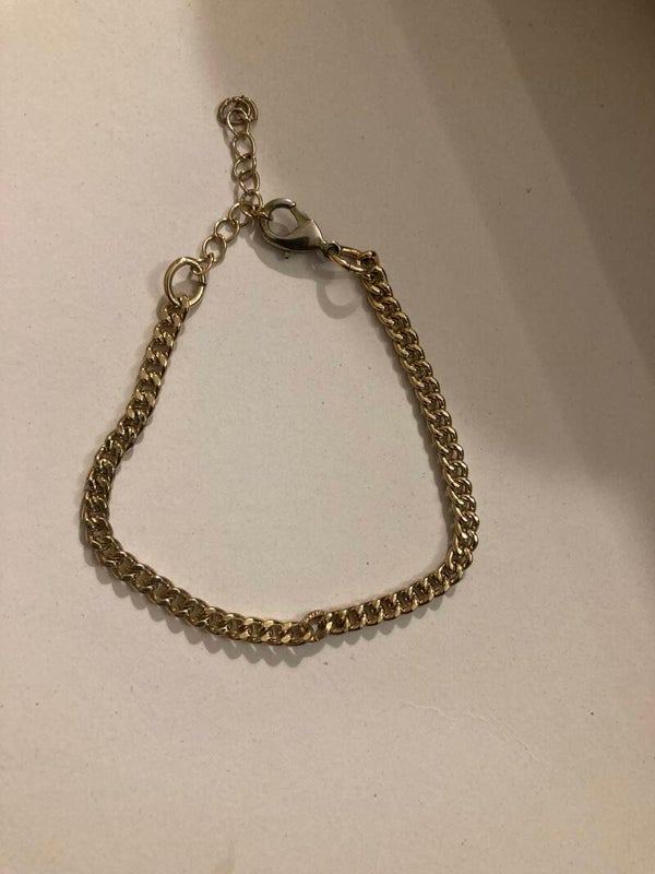 BRACELET Gold And Silver Plated Chain Bracelet 6-7”