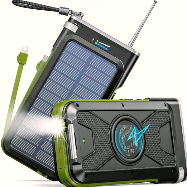 Power Bank with FM Radio