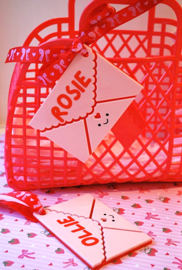 Handmade Acrylic Valentines Tag