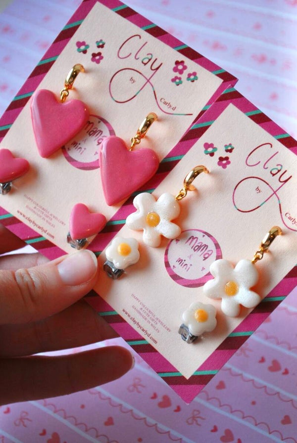 Clay by Carly D - Mama & Mini matching earrings