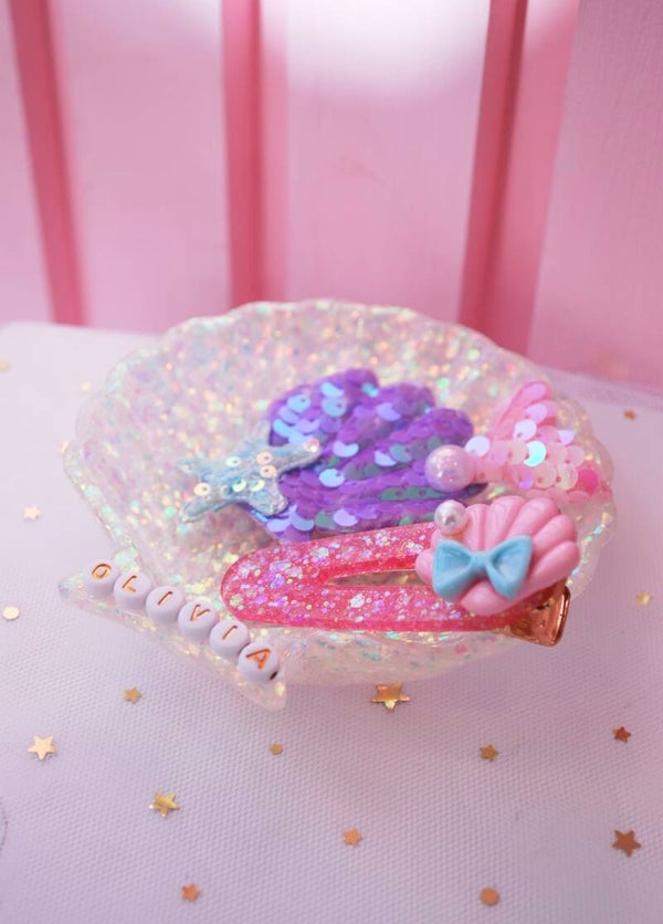 Handmade Resin Shell Trinket Dish
