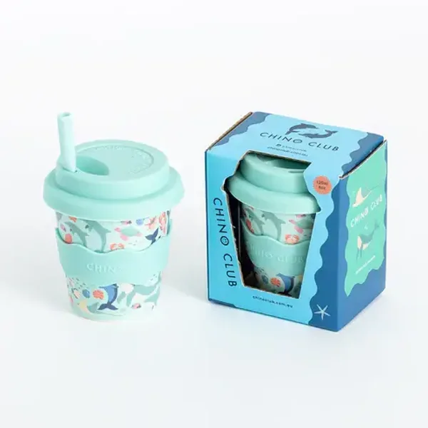 Sea Creatures Babychino Cup 4oz (Straws Sold Separately)