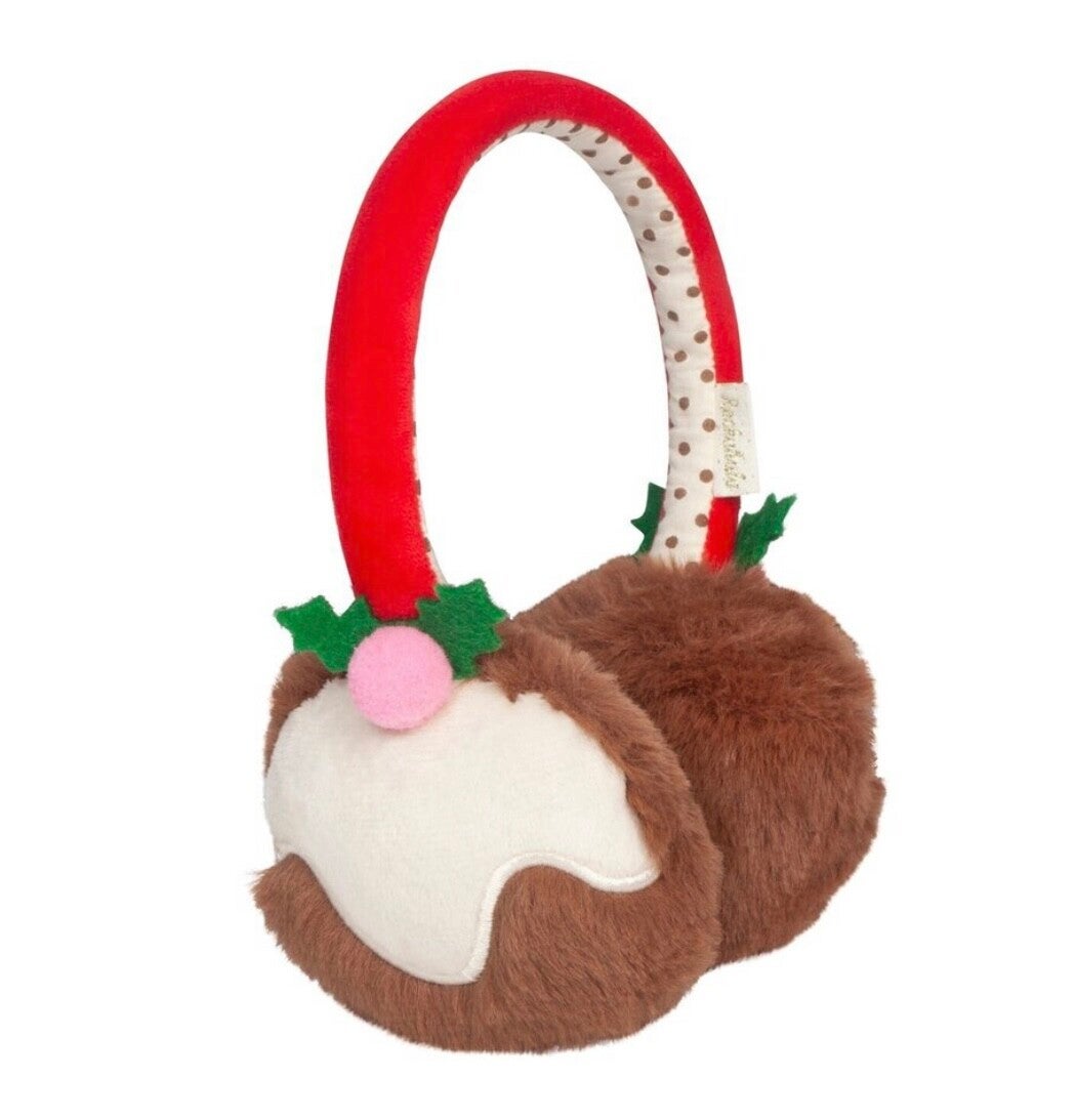Christmas Pudding Earmuffs