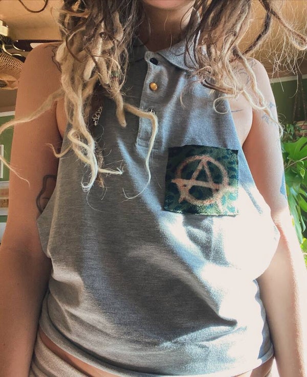 x tank top x used look x anarchy