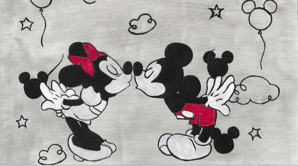 Prints mickey an minnie 🖤