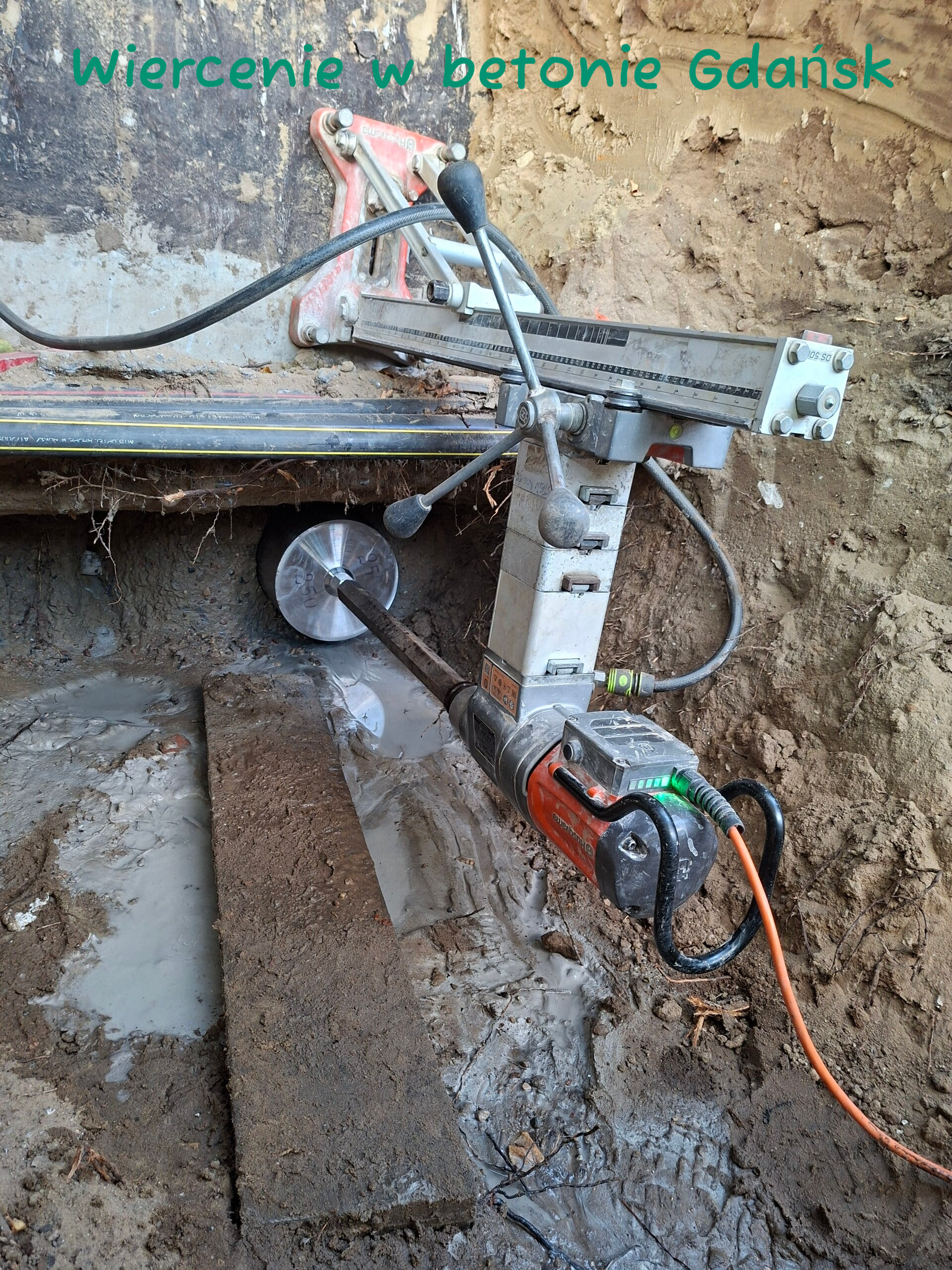 Wiercenie w betonie Gdańsk