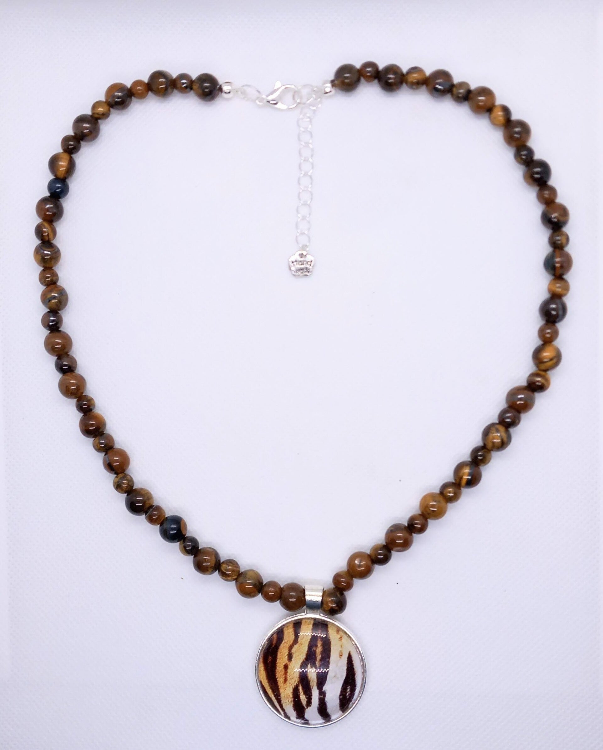 Kette mit Grosse und kl Perlen Silber