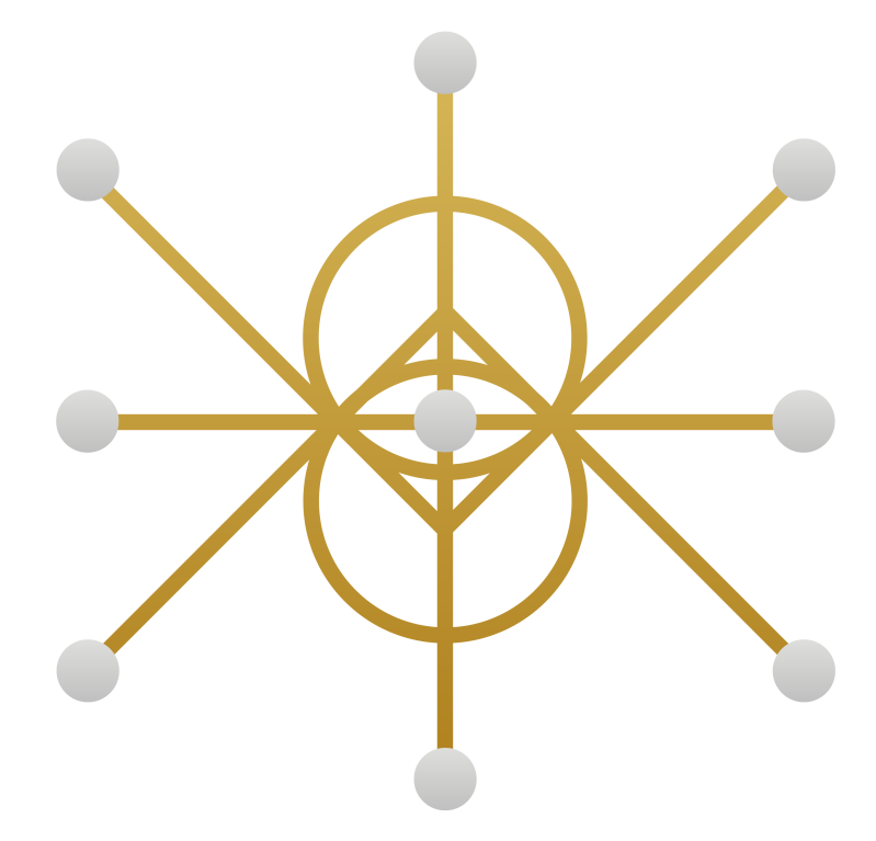 Het logo van Divine Tuning, eenvoudige versie.