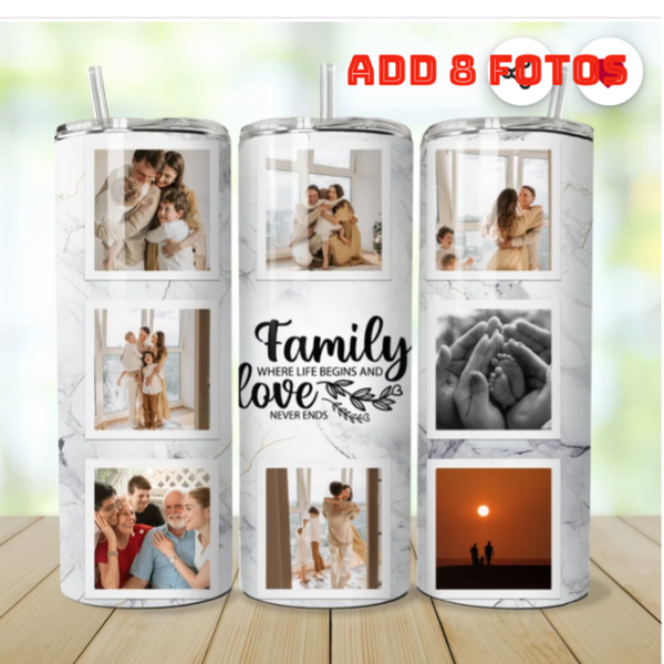 Family Photo vaso-loco LOCO LID INCLUDED