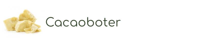 Cacao boter | Actieve ingredienen | ABOUT the ROSE | Rozen cosmetica