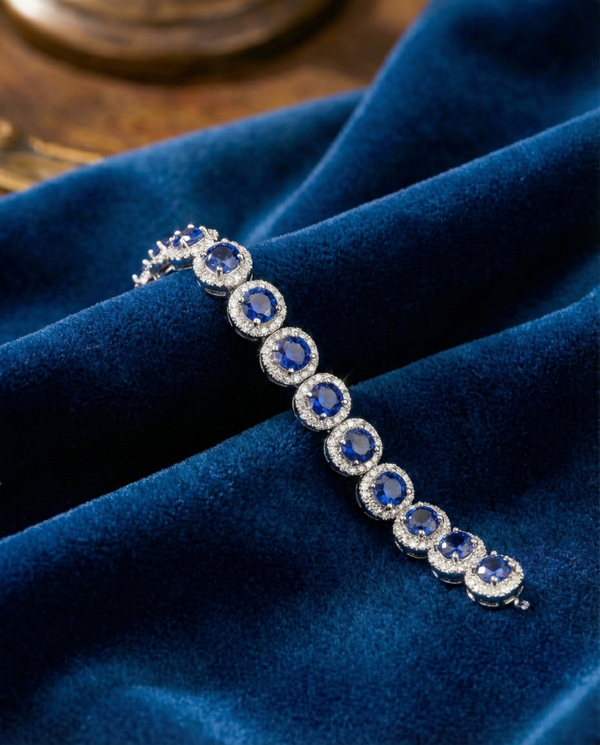 Royal Blue Halo Bracelet