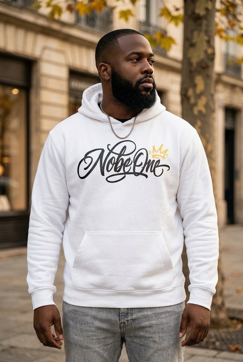 Sweat à capuche Blanc