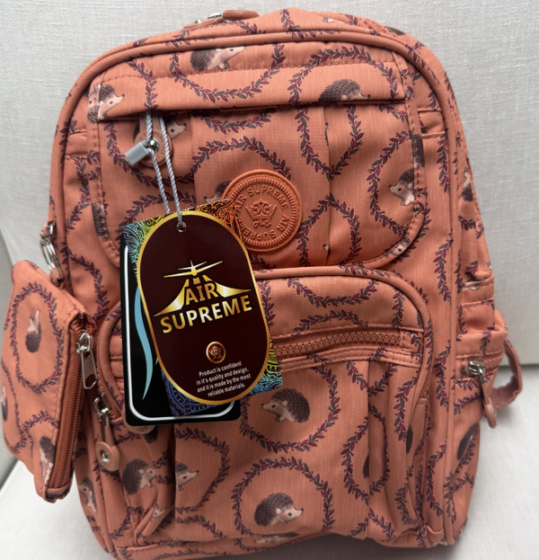 Air supreme flight bag Hedgehog print