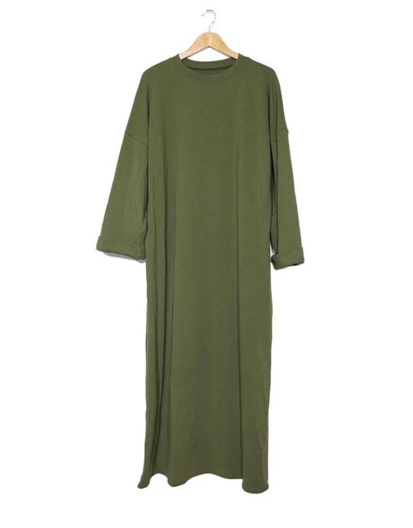 Comfy dress Olive Green