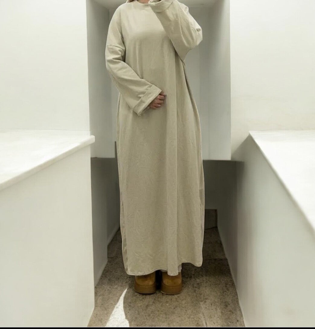 Comfy dress Beige