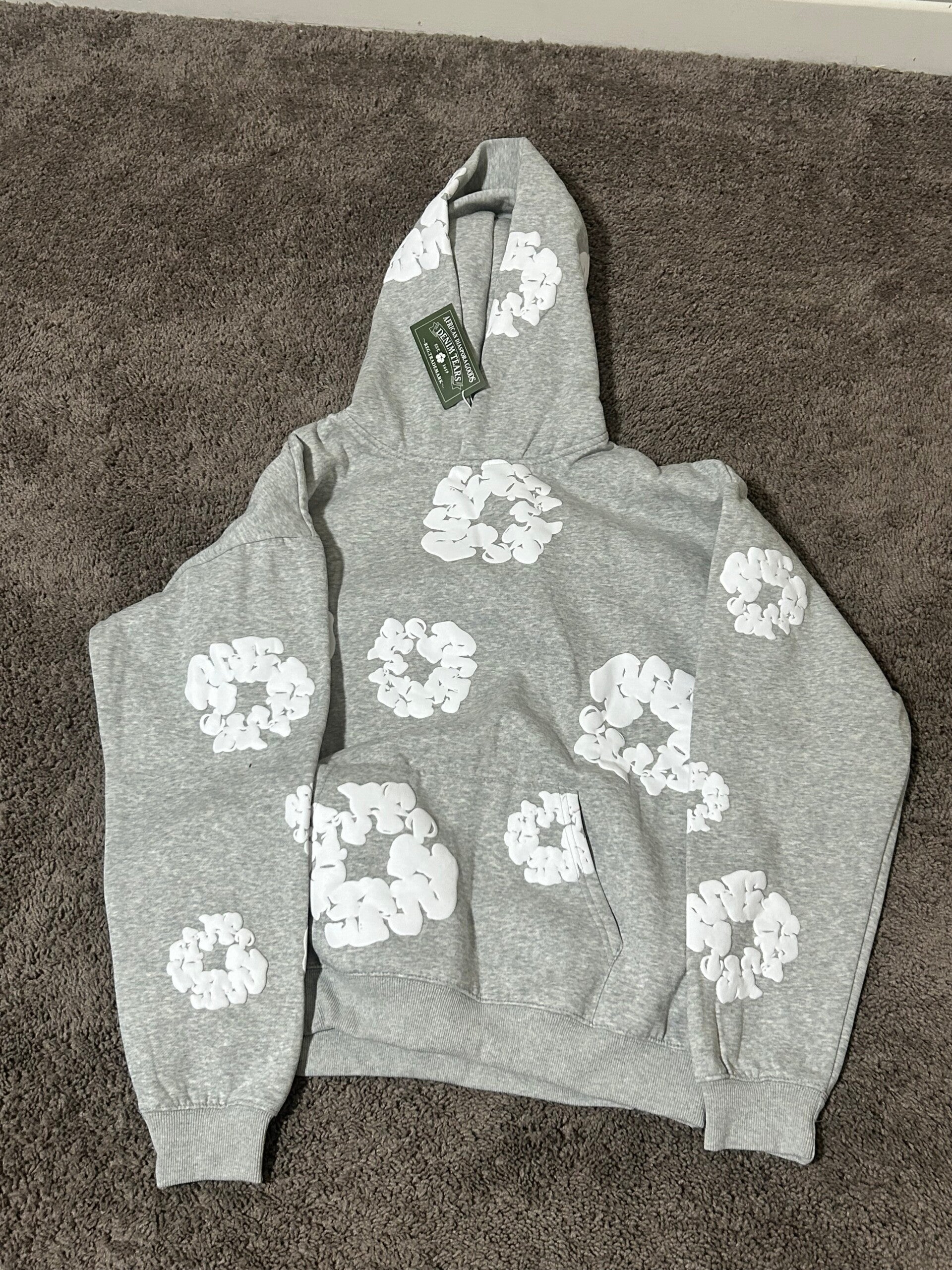 Denim Tears Gray Hoodie