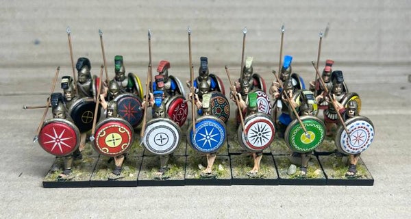 Painted Ancient Greek Hoplites