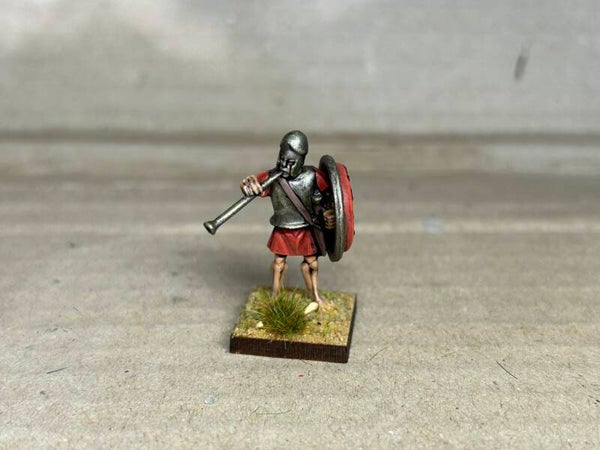 Painted Ancient Greek Musician