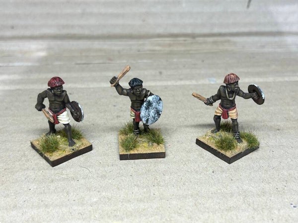 Painted Nubian Warriors