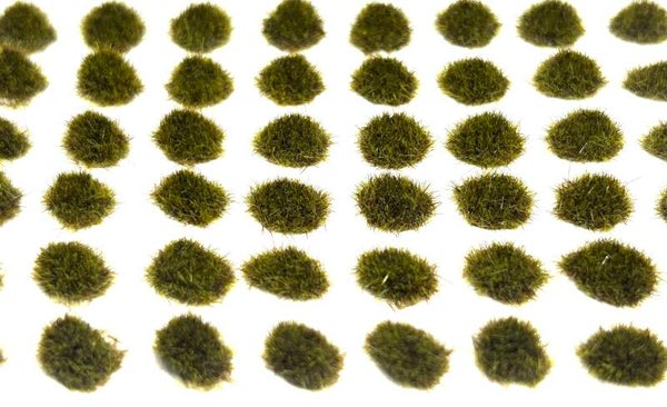 Self Adhesive Grass Tufts - 2mm Light Marshland (Medium Spread)