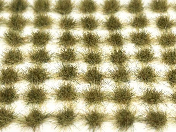 Self Adhesive Grass Tufts - 4mm Drab (Small Spread x 70)