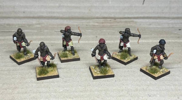 Painted Nubian Archers