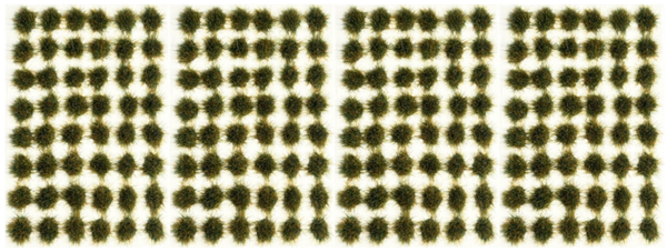 Self Adhesive Grass Tufts - 4mm Muddy (Medium Spread) Offer