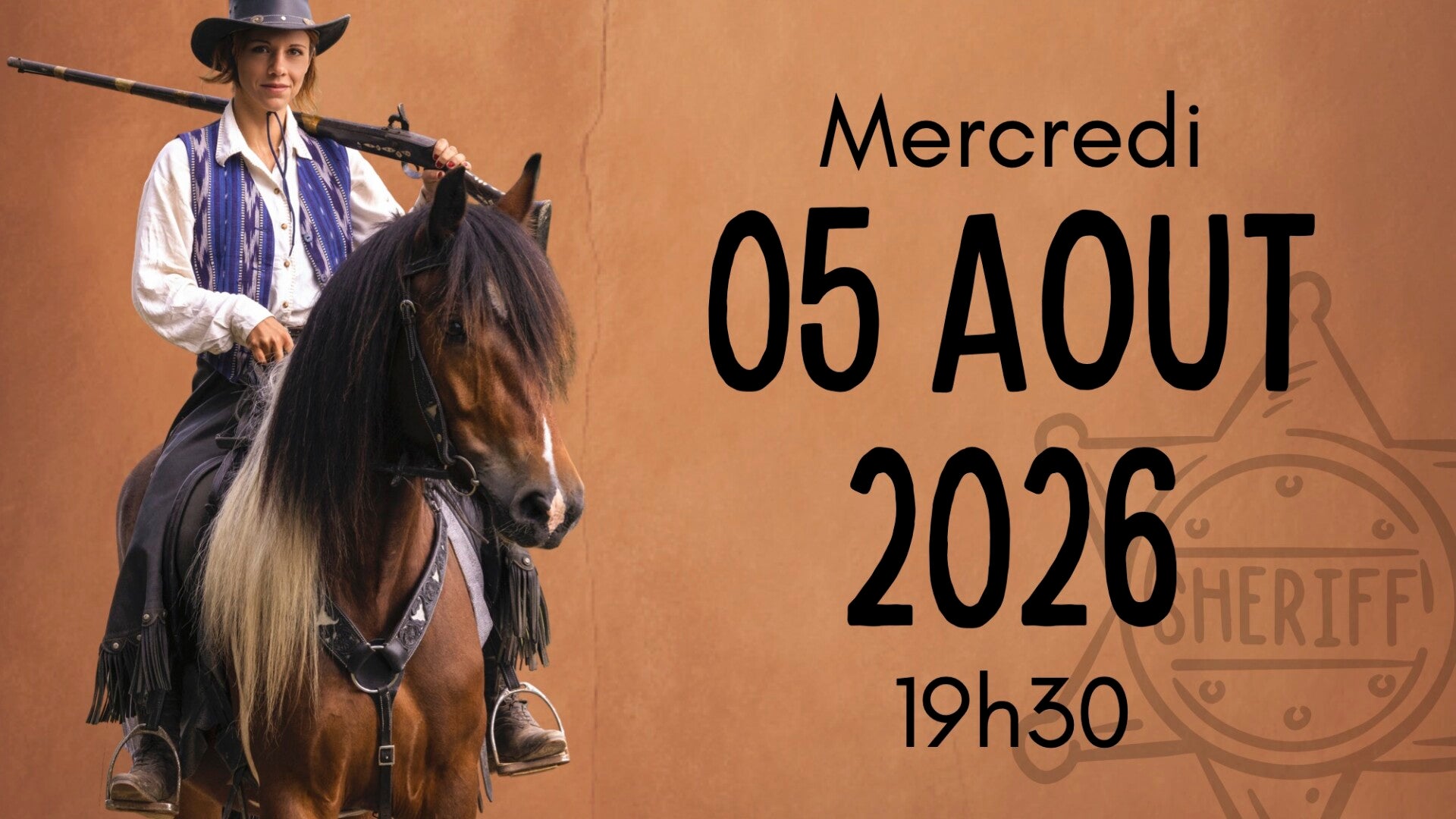 SPECTACLE mercredi 5 août 2026, 19h30